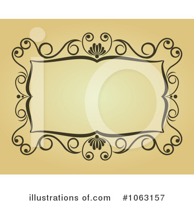 Royalty-Free (RF) Vintage Frame Clipart Illustration by Vector Tradition SM - Stock Sample #1063157