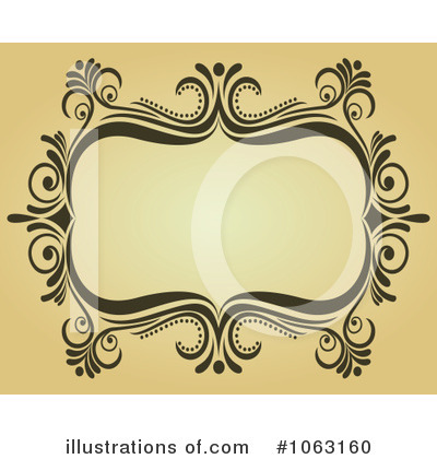 Royalty-Free (RF) Vintage Frame Clipart Illustration by Vector Tradition SM - Stock Sample #1063160