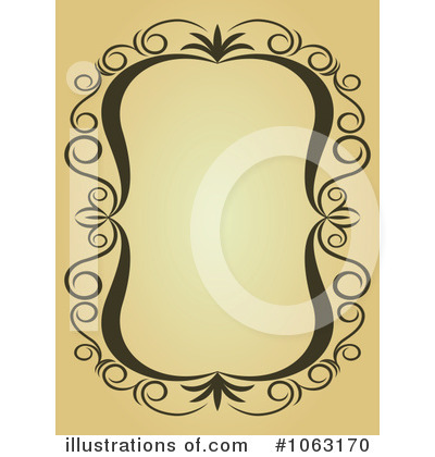 Royalty-Free (RF) Vintage Frame Clipart Illustration by Vector Tradition SM - Stock Sample #1063170