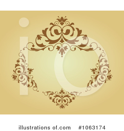Royalty-Free (RF) Vintage Frame Clipart Illustration by Vector Tradition SM - Stock Sample #1063174