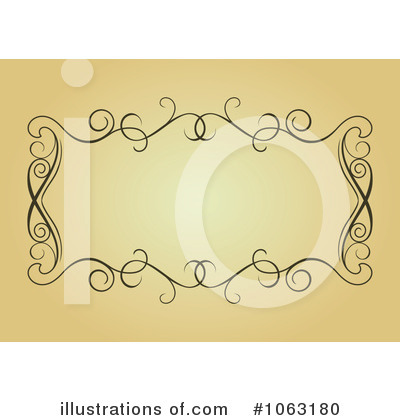Royalty-Free (RF) Vintage Frame Clipart Illustration by Vector Tradition SM - Stock Sample #1063180