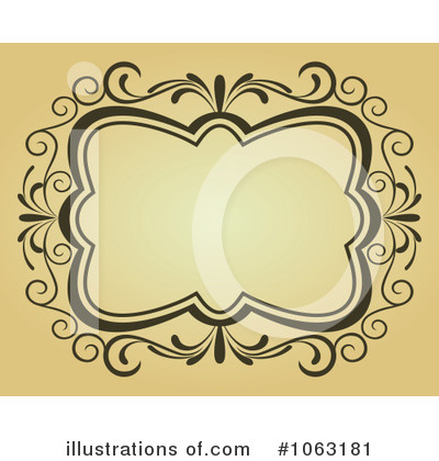 Royalty-Free (RF) Vintage Frame Clipart Illustration by Vector Tradition SM - Stock Sample #1063181