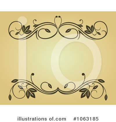 Royalty-Free (RF) Vintage Frame Clipart Illustration by Vector Tradition SM - Stock Sample #1063185