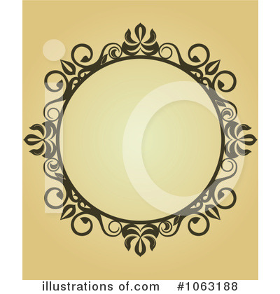 Royalty-Free (RF) Vintage Frame Clipart Illustration by Vector Tradition SM - Stock Sample #1063188