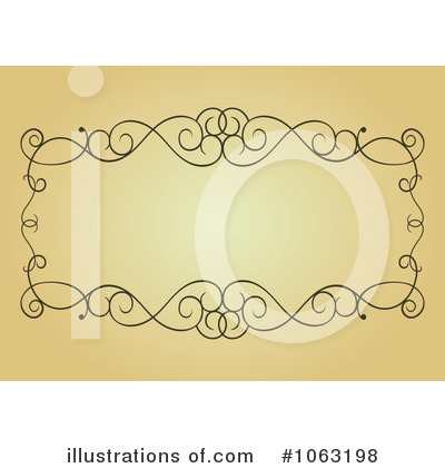 Royalty-Free (RF) Vintage Frame Clipart Illustration by Vector Tradition SM - Stock Sample #1063198