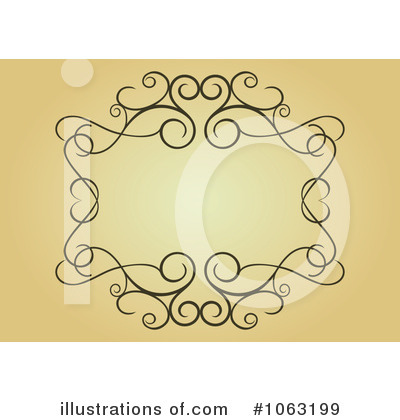 Royalty-Free (RF) Vintage Frame Clipart Illustration by Vector Tradition SM - Stock Sample #1063199