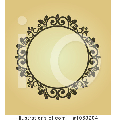 Royalty-Free (RF) Vintage Frame Clipart Illustration by Vector Tradition SM - Stock Sample #1063204