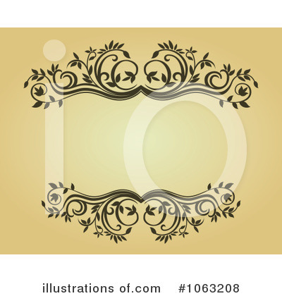 Royalty-Free (RF) Vintage Frame Clipart Illustration by Vector Tradition SM - Stock Sample #1063208