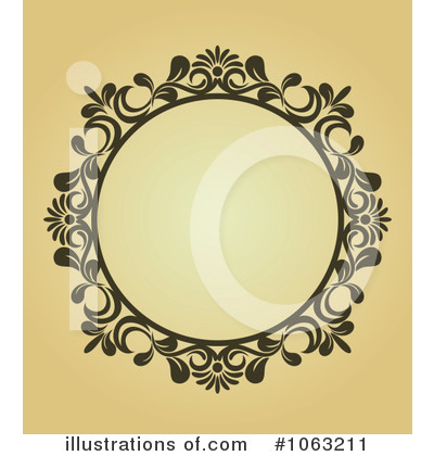 Royalty-Free (RF) Vintage Frame Clipart Illustration by Vector Tradition SM - Stock Sample #1063211