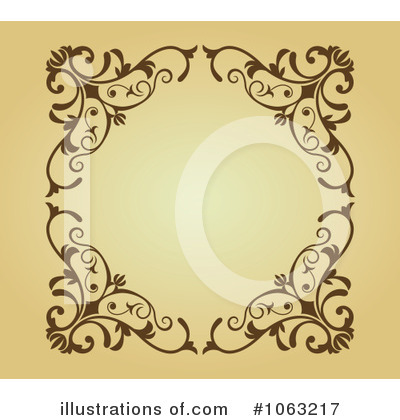 Royalty-Free (RF) Vintage Frame Clipart Illustration by Vector Tradition SM - Stock Sample #1063217