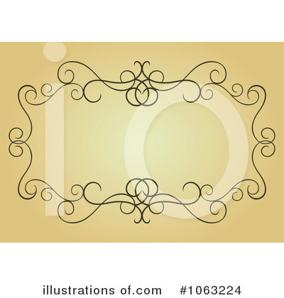 Royalty-Free (RF) Vintage Frame Clipart Illustration by Vector Tradition SM - Stock Sample #1063224