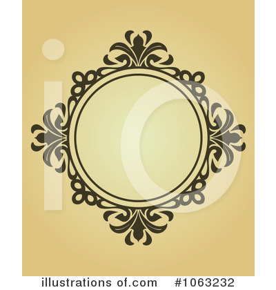 Royalty-Free (RF) Vintage Frame Clipart Illustration by Vector Tradition SM - Stock Sample #1063232