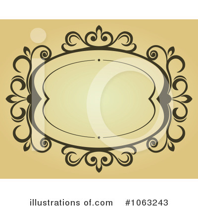 Royalty-Free (RF) Vintage Frame Clipart Illustration by Vector Tradition SM - Stock Sample #1063243