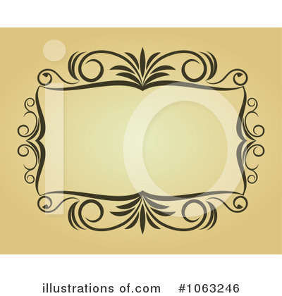 Royalty-Free (RF) Vintage Frame Clipart Illustration by Vector Tradition SM - Stock Sample #1063246