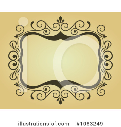 Royalty-Free (RF) Vintage Frame Clipart Illustration by Vector Tradition SM - Stock Sample #1063249