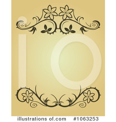 Royalty-Free (RF) Vintage Frame Clipart Illustration by Vector Tradition SM - Stock Sample #1063253