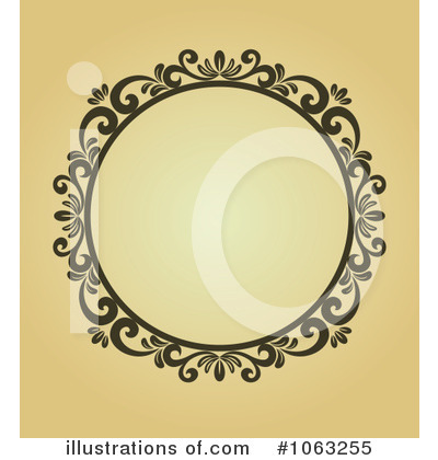 Royalty-Free (RF) Vintage Frame Clipart Illustration by Vector Tradition SM - Stock Sample #1063255