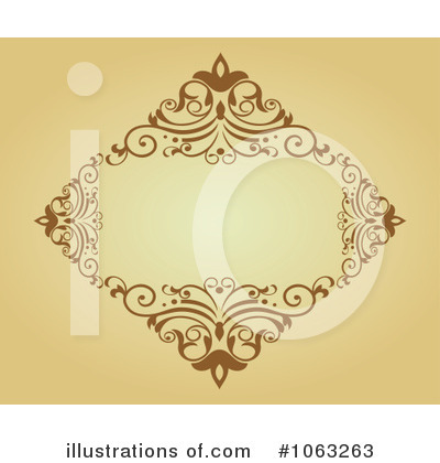 Vintage Frame Clipart #1063263 by Vector Tradition SM