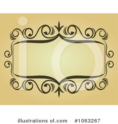 Royalty-Free (RF) Vintage Frame Clipart Illustration by Vector Tradition SM - Stock Sample #1063267