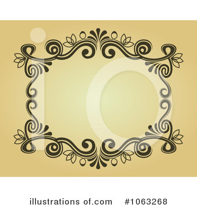 Royalty-Free (RF) Vintage Frame Clipart Illustration by Vector Tradition SM - Stock Sample #1063268