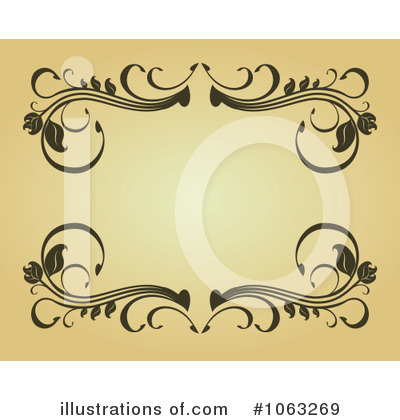 Royalty-Free (RF) Vintage Frame Clipart Illustration by Vector Tradition SM - Stock Sample #1063269