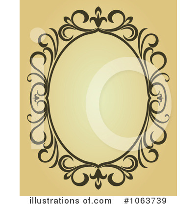 Vintage Frame Clipart #1063739 by Vector Tradition SM