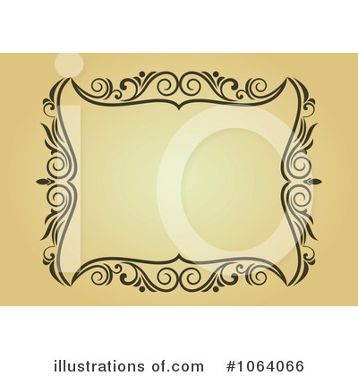Royalty-Free (RF) Vintage Frame Clipart Illustration by Vector Tradition SM - Stock Sample #1064066