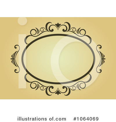 Royalty-Free (RF) Vintage Frame Clipart Illustration by Vector Tradition SM - Stock Sample #1064069