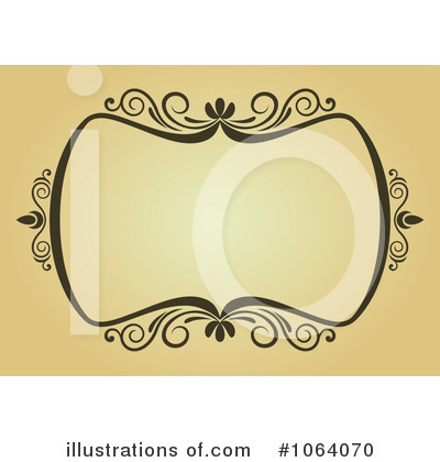 Royalty-Free (RF) Vintage Frame Clipart Illustration by Vector Tradition SM - Stock Sample #1064070