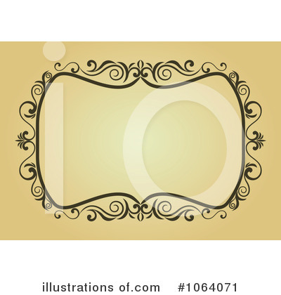 Vintage Frame Clipart #1064071 by Vector Tradition SM