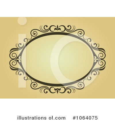Royalty-Free (RF) Vintage Frame Clipart Illustration by Vector Tradition SM - Stock Sample #1064075