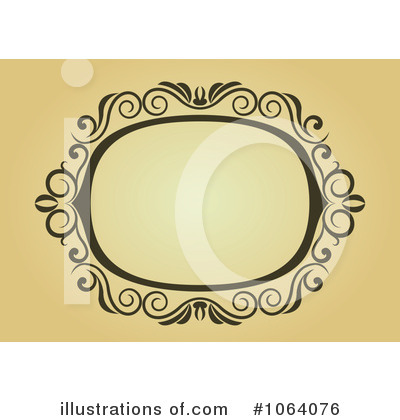 Royalty-Free (RF) Vintage Frame Clipart Illustration by Vector Tradition SM - Stock Sample #1064076