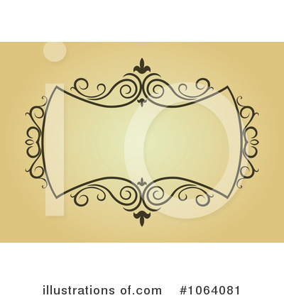 Royalty-Free (RF) Vintage Frame Clipart Illustration by Vector Tradition SM - Stock Sample #1064081