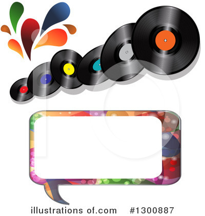 Vinyl Record Clipart #1300887 by elaineitalia