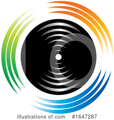 Royalty-Free (RF) Vinyl Record Clipart Illustration by Lal Perera - Stock Sample #1647287
