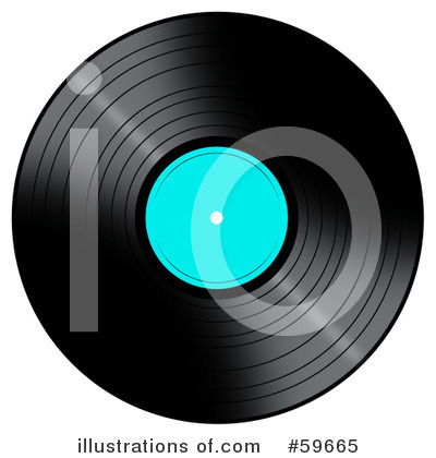 Royalty-Free (RF) Vinyl Record Clipart Illustration by oboy - Stock Sample #59665