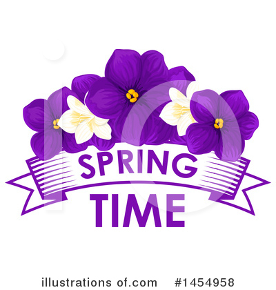 Violet Clipart #1454958 by Vector Tradition SM