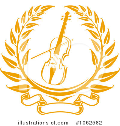Royalty-Free (RF) Violin Clipart Illustration by Vector Tradition SM - Stock Sample #1062582