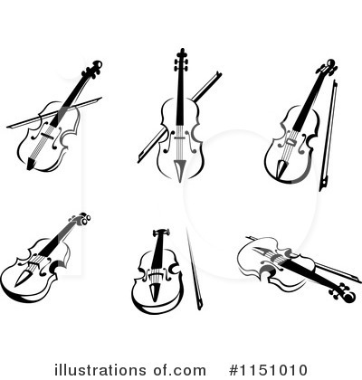 Royalty-Free (RF) Violin Clipart Illustration by Vector Tradition SM - Stock Sample #1151010