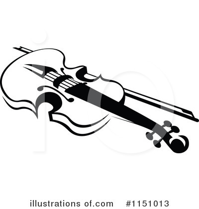 Royalty-Free (RF) Violin Clipart Illustration by Vector Tradition SM - Stock Sample #1151013
