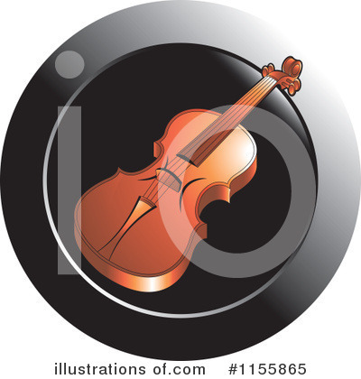 Royalty-Free (RF) Violin Clipart Illustration by Lal Perera - Stock Sample #1155865