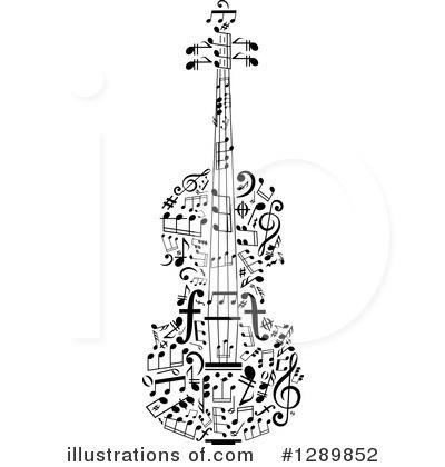 Royalty-Free (RF) Violin Clipart Illustration by Vector Tradition SM - Stock Sample #1289852