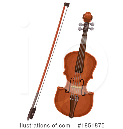Royalty-Free (RF) Violin Clipart Illustration by Vector Tradition SM - Stock Sample #1651875