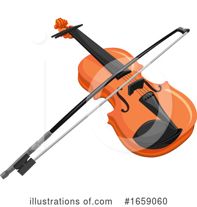 Royalty-Free (RF) Violin Clipart Illustration by Morphart Creations - Stock Sample #1659060