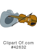 Violin Clipart #42632 by Dennis Holmes Designs