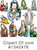 Virgin Mary Clipart #1340976 by dero