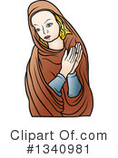 Virgin Mary Clipart #1340981 by dero