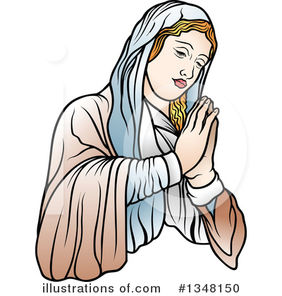 Royalty-Free (RF) Virgin Mary Clipart Illustration by dero - Stock Sample #1348150