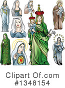 Virgin Mary Clipart #1348154 by dero