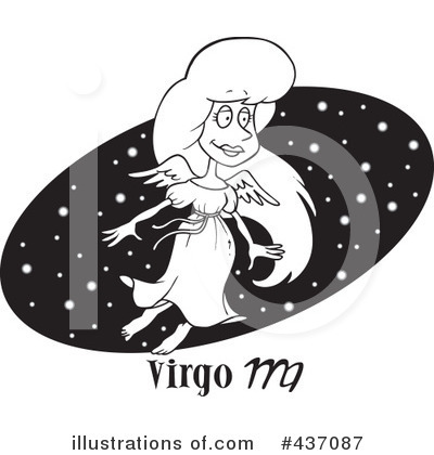 Royalty-Free (RF) Virgo Clipart Illustration by toonaday - Stock Sample #437087